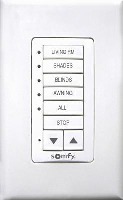 Somfy DecoFlex 5 Channel Wall Switch 